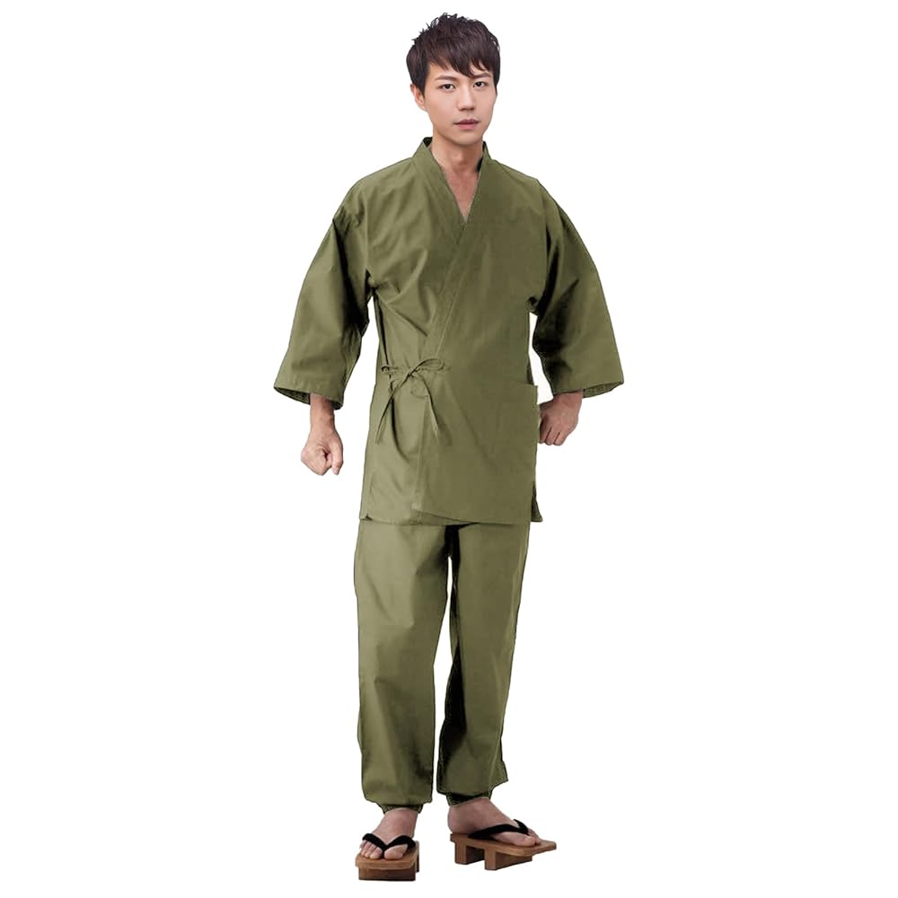 Amazon | [Poweforest] 作務衣 さむえ メンズ 男性用 春秋 綿100